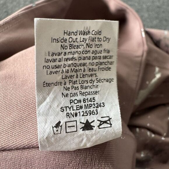 BEYOND YOGA Lost Your Marbles Legging in Mauve Pink & Silver Marble Medium EUC - Picture 3 of 10